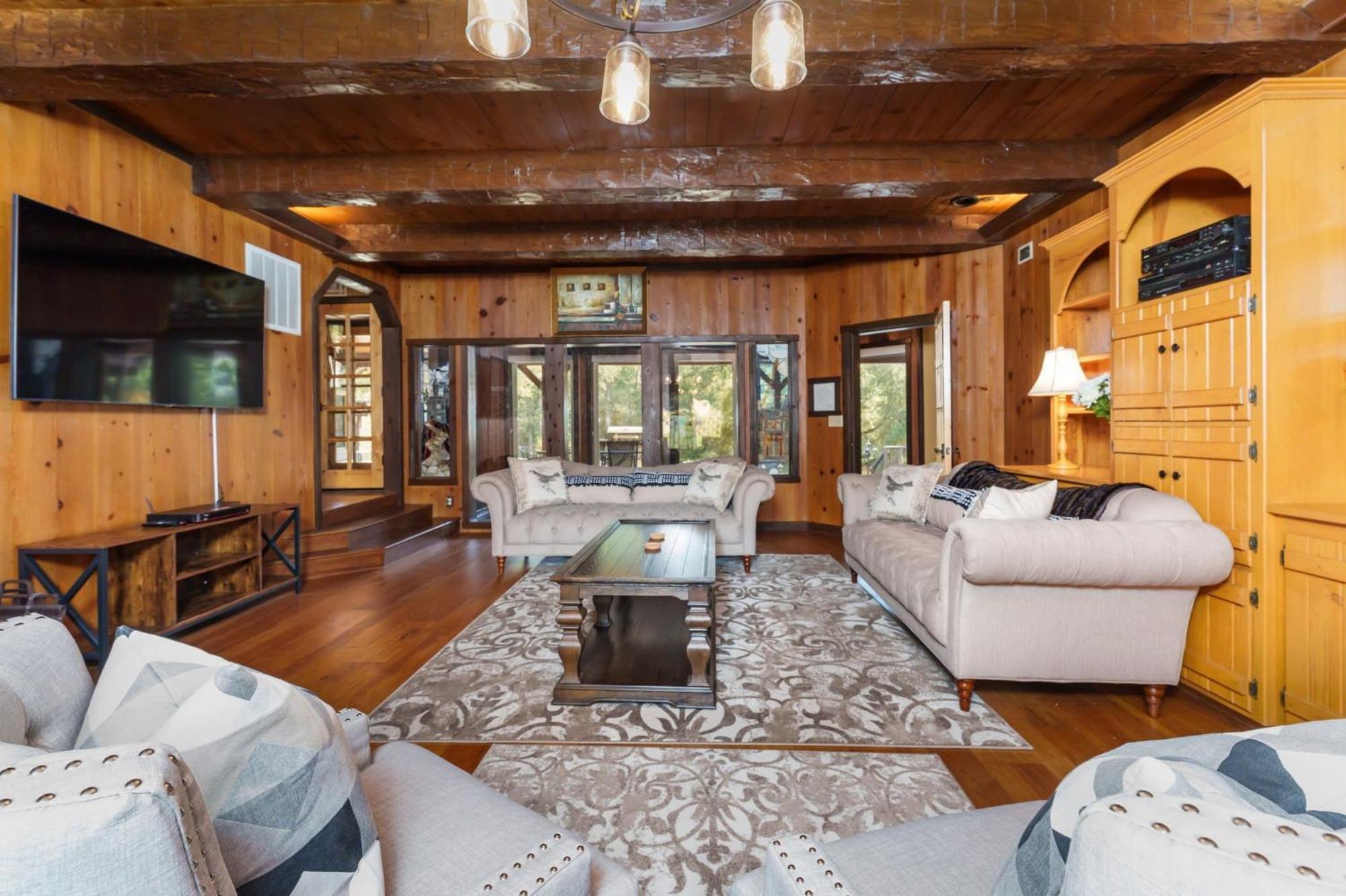 Goldside Mansion W/Sleeping For 20 And Tons Of Fun Villa Oakhurst Eksteriør billede